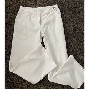 Ruby Rd. Petite White Cotton Pants Size 10P